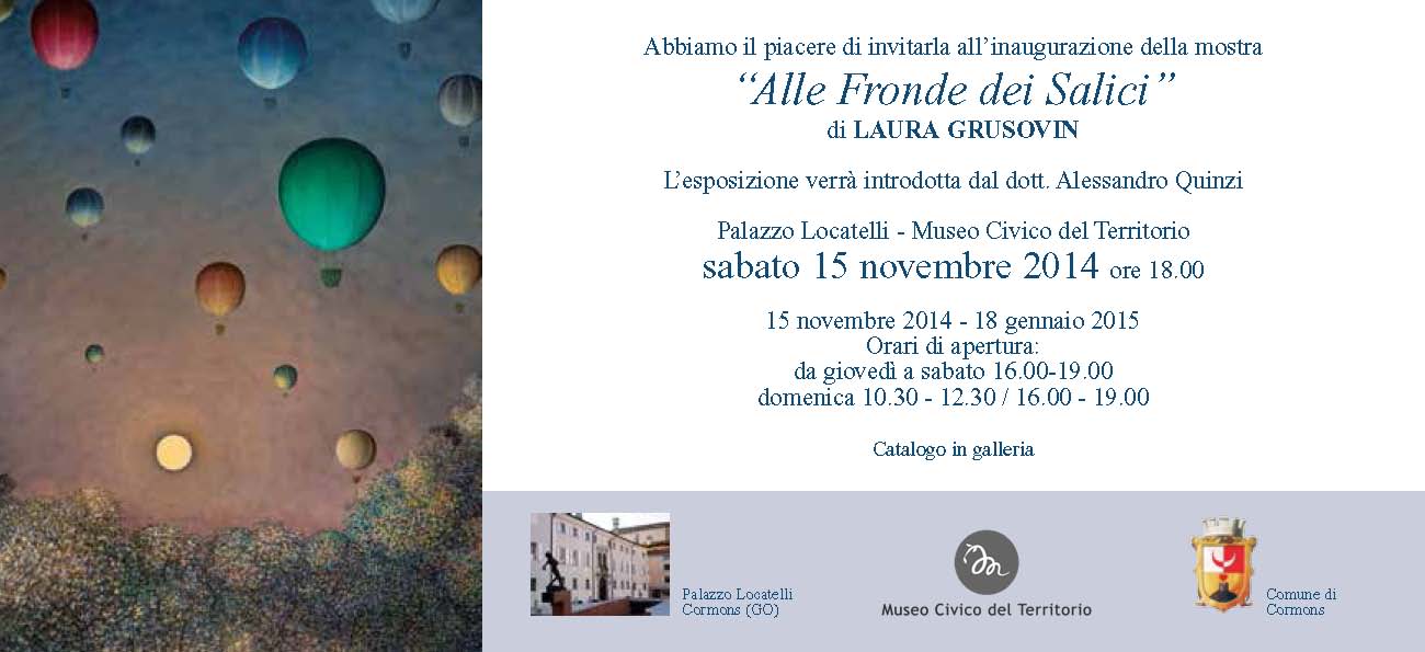 LAURA GRUSOVIN - invito 10-2014